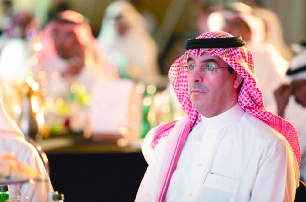 عواد العواد متحدثا خلال الحفل (واس)
