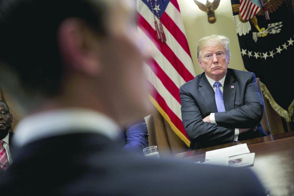 US President Donald Trump holds a meeting with inner city pastors at the White House in Washington, US, 01 August 2018. The US has placed sanctions on the Turkish ministers of justice and interior over the detention of a US pastor in Turkey. Photo: Oliver Contreras/Zuma Press/dpa