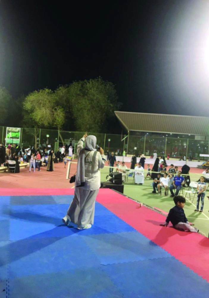 






أسماء اليمني تتحدث عن المجموعة النسائية التطوعية في إحدى الفعاليات الرياضية    (مكة)