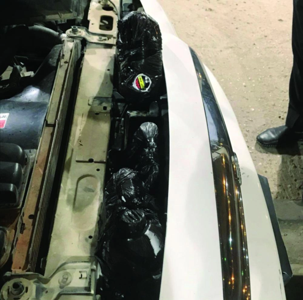 من عملية إحباط محاولة التهريب (واس)