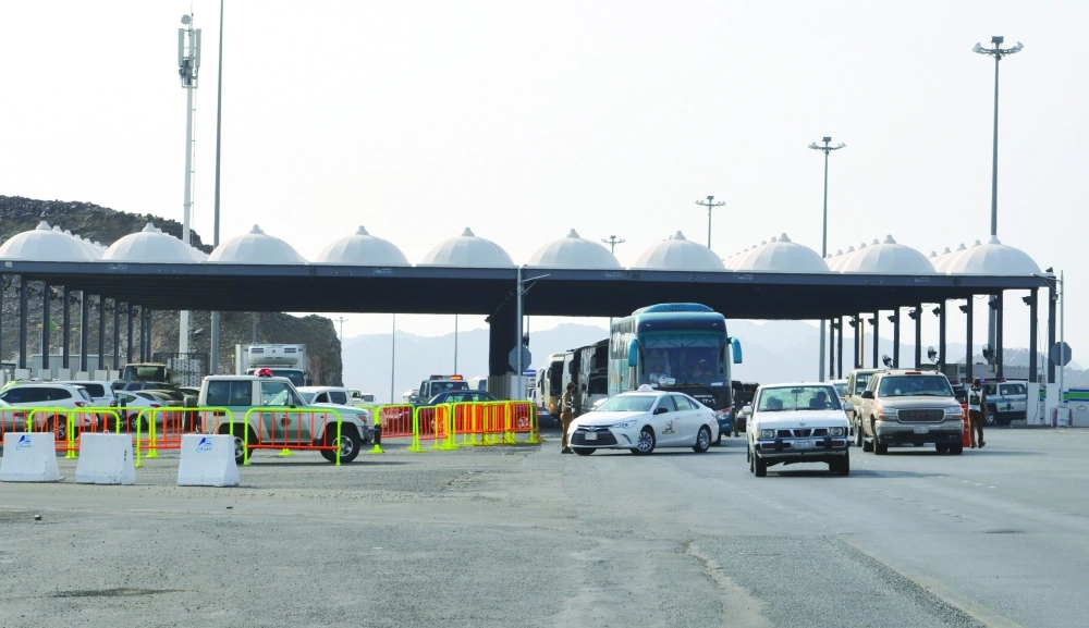 نقطة فرز النوارية بمدخل العاصمة المقدسة الشمالي (مكة )