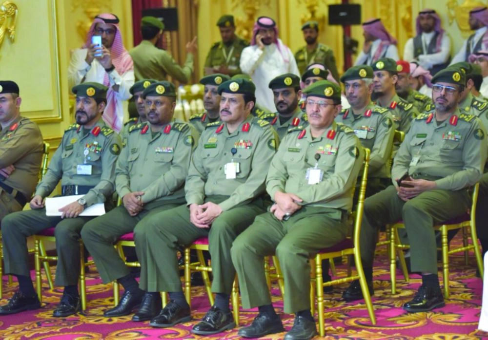 من حضور المؤتمر الصحفي للجوازات أمس                                             (مكة)