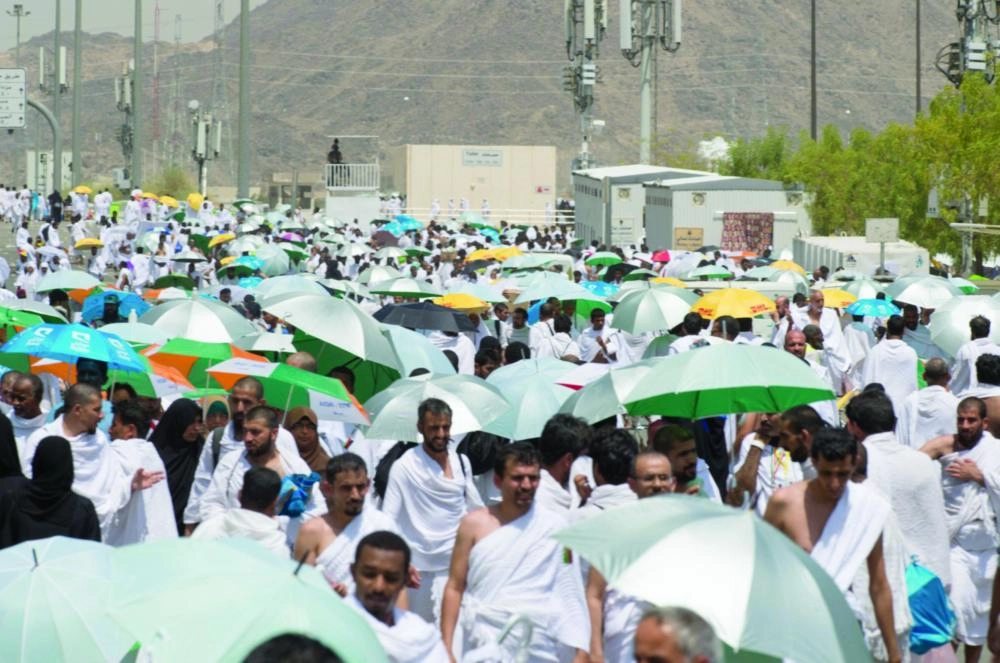 ضيوف الرحمن في صعيد عرفات (واس) 