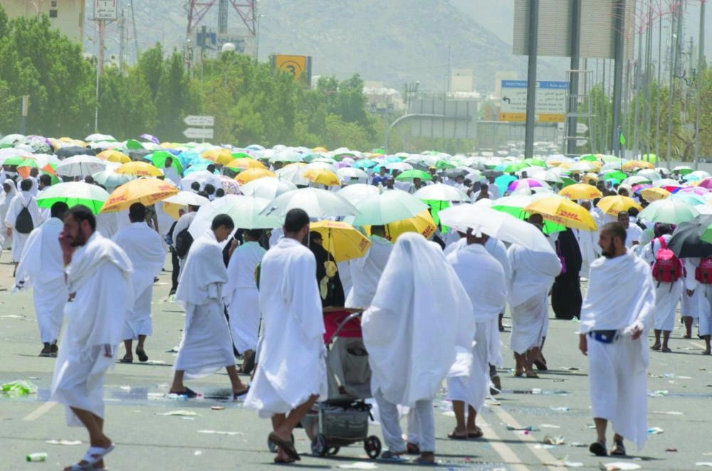 ضيوف الرحمن في صعيد عرفات (واس) 