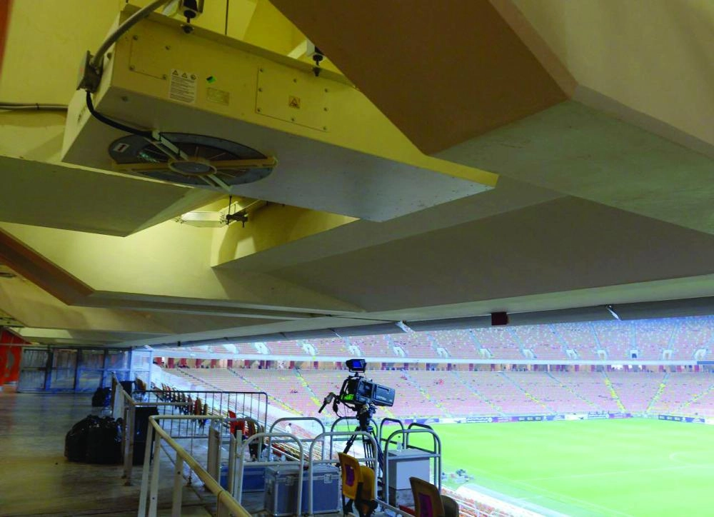 أجهزة التهوية في استاد الجوهرة (واس)