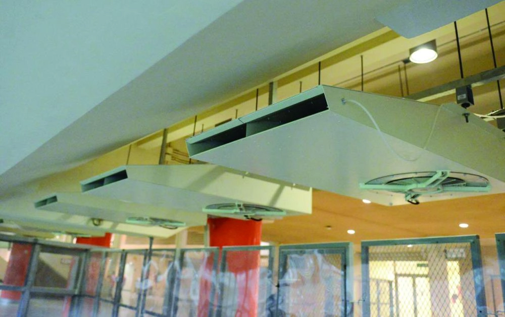 أجهزة التهوية في استاد الجوهرة (واس)