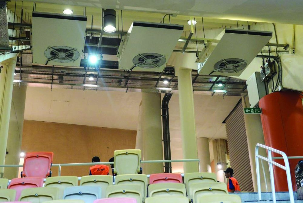 أجهزة التهوية في استاد الجوهرة (واس)