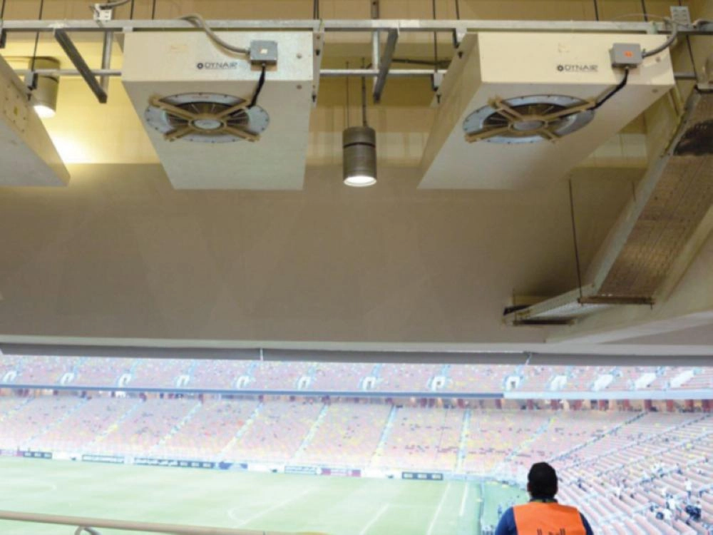 أجهزة التهوية في استاد الجوهرة (واس)