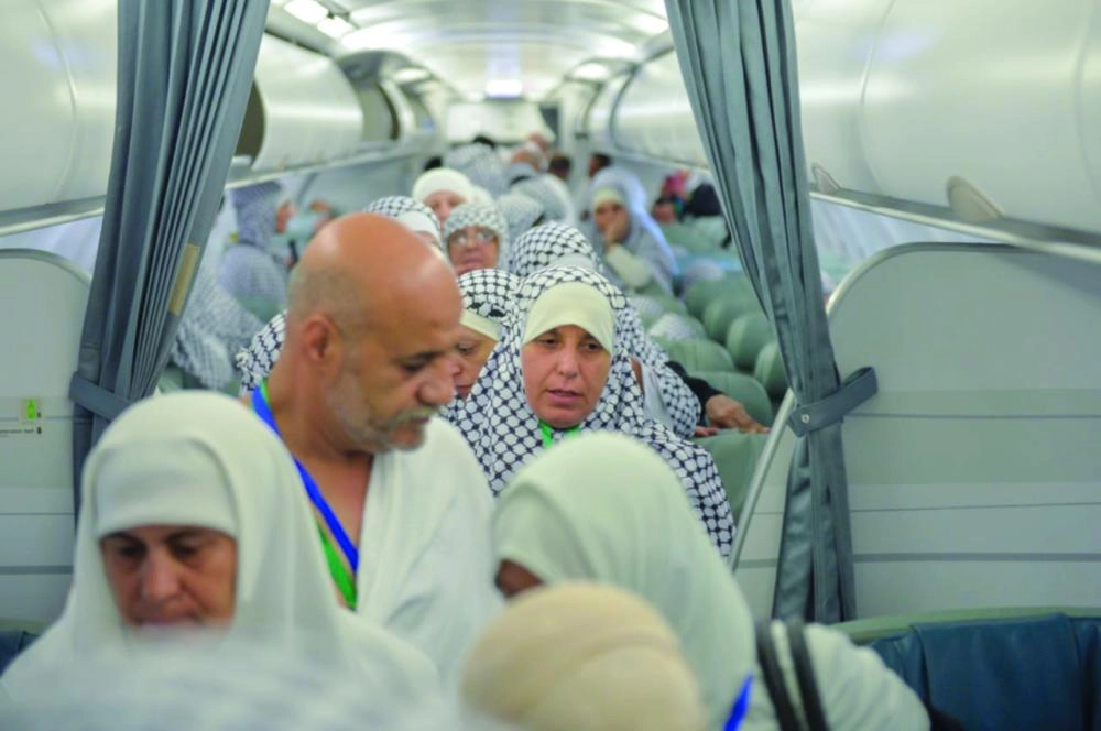  حجاج لدى وصولهم ضمن البرنامج  (مكة)  