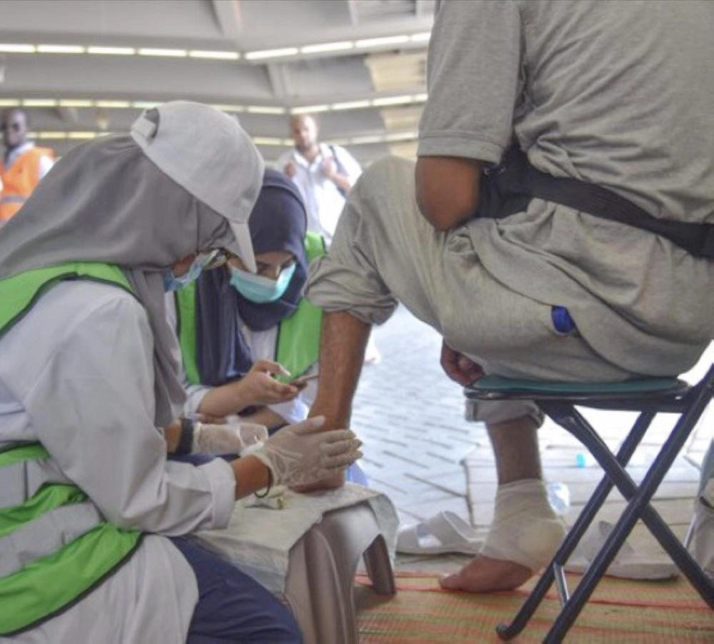 






من أعمال الفرق التطوعية الصحية في الحج                 (مكة)