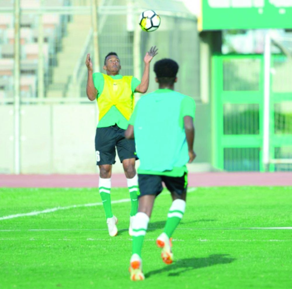 المنتخب السعودي تحت 19 عامًا  خلال معسكره الإعدادي (واس)