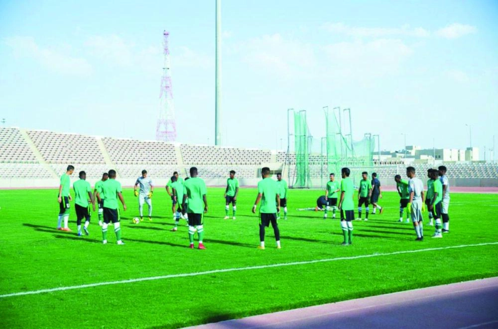 المنتخب السعودي تحت 19 عاما  خلال معسكره الإعدادي (واس)