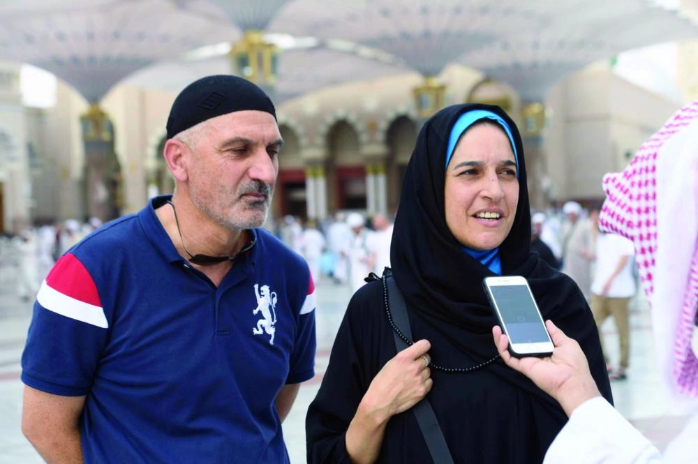 






حجاج خلال حديثهم عن جهود المملكة                                                                                        (واس)