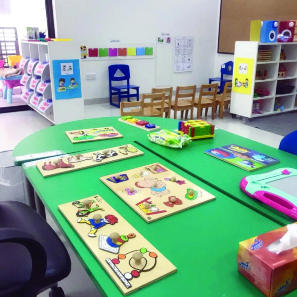 فصل دراسي لطلاب متلازمة داون بإحدى المدارس (مكة) 