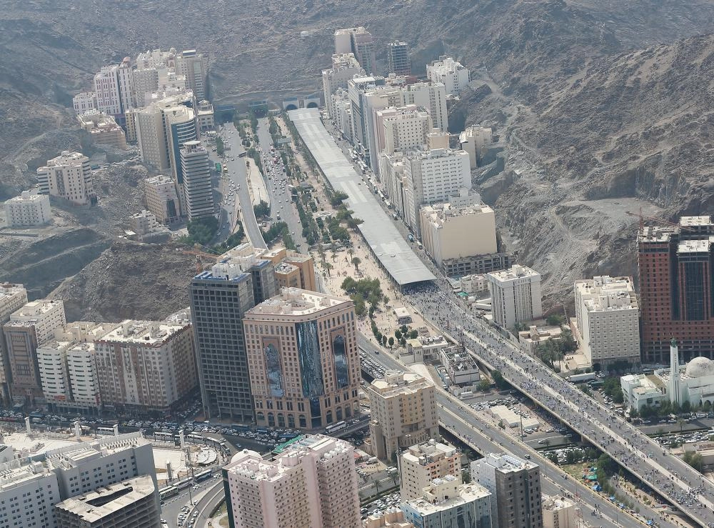 صورة جوية لمبان إسكان للحجاج (ياسر بخش)