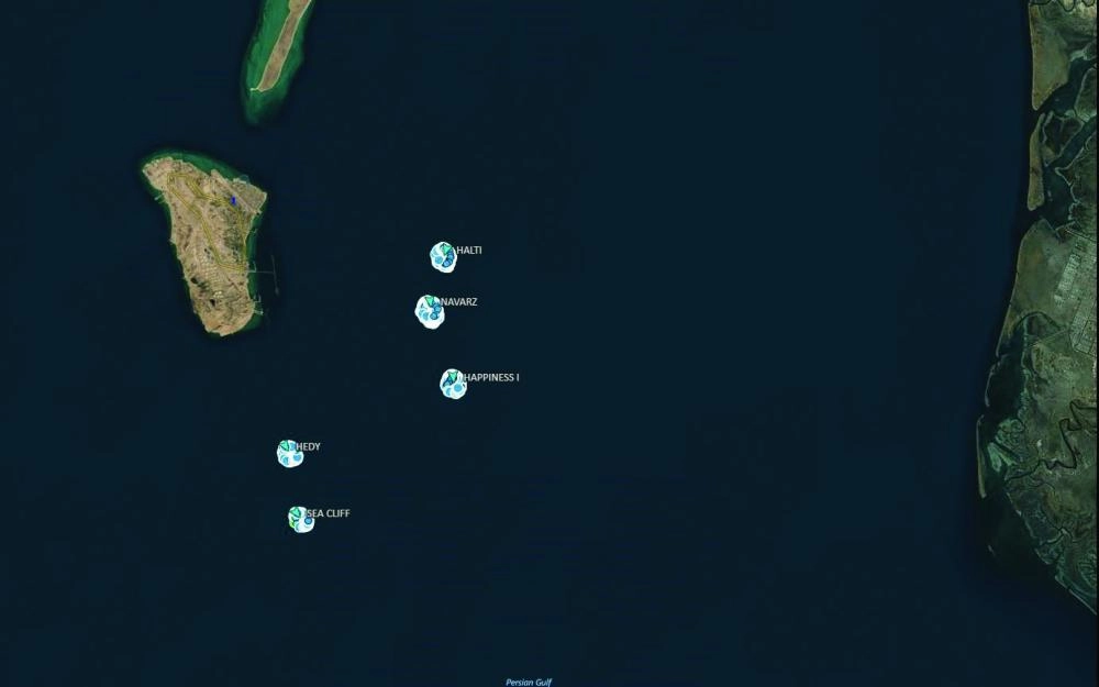 صورة للناقلات الإيرانية (بلومبيرج)