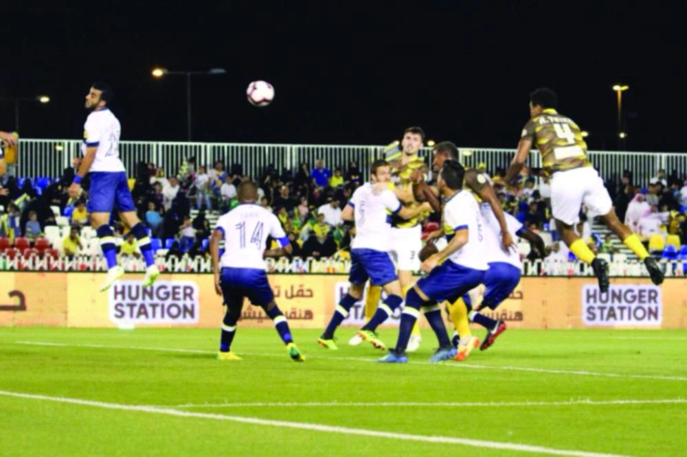 






من مباراة النصر وأحد الماضية                                                              (إعلامي النصر)