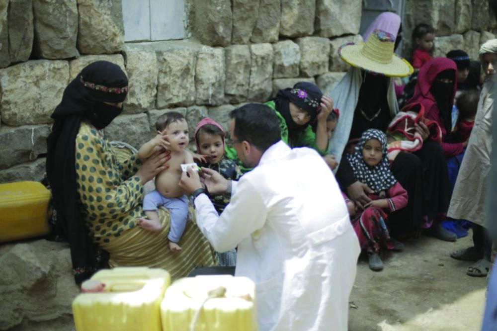 






أطفال يمنيون يخضعون للعلاج                                      (الأمم المتحدة)