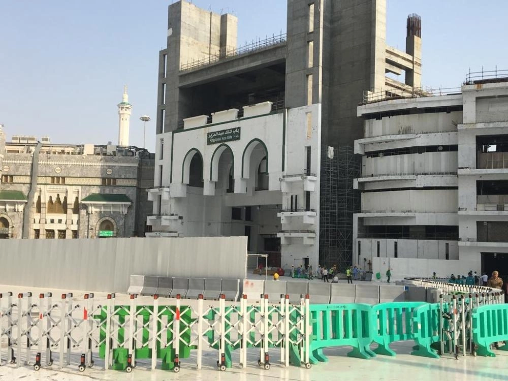 باب الملك عبدالعزيز كما بدا اليوم (تويتر)