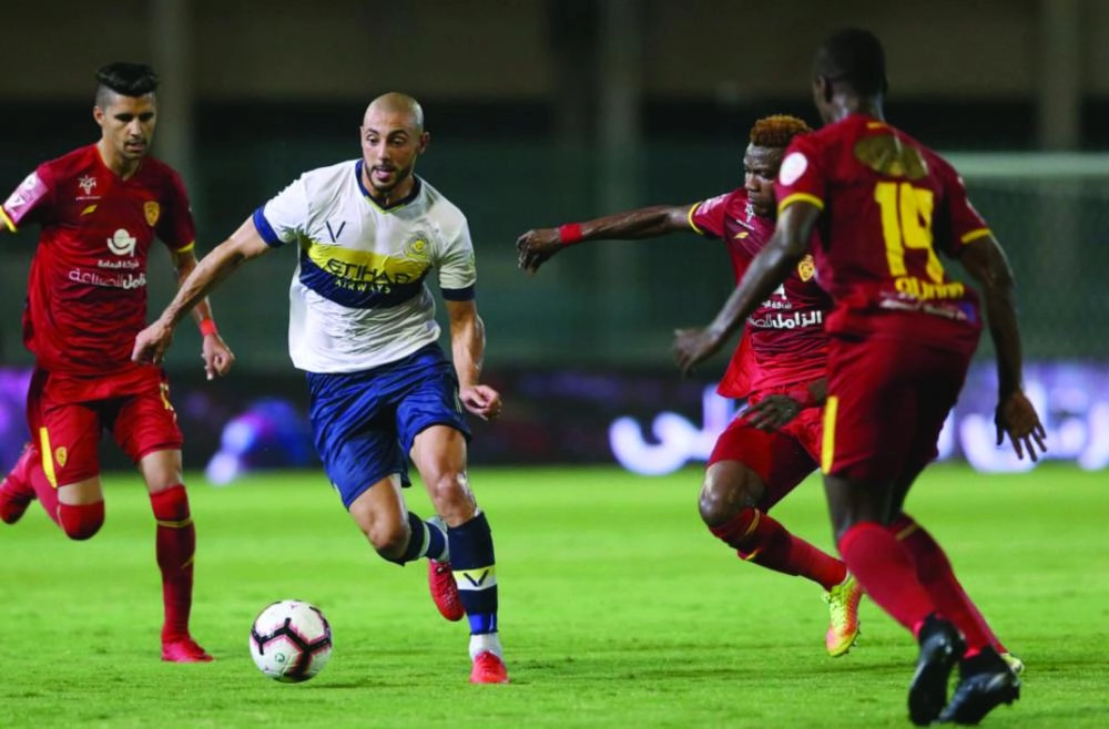 






أمرابط خلال مباراة النصر والقادسية الأخيرة                                                                             (إعلامي النصر)