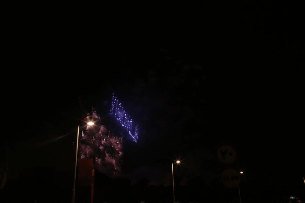 عروض الالعاب النارية  في حي البجيري بالرياض (زياد الرزيزاء)
