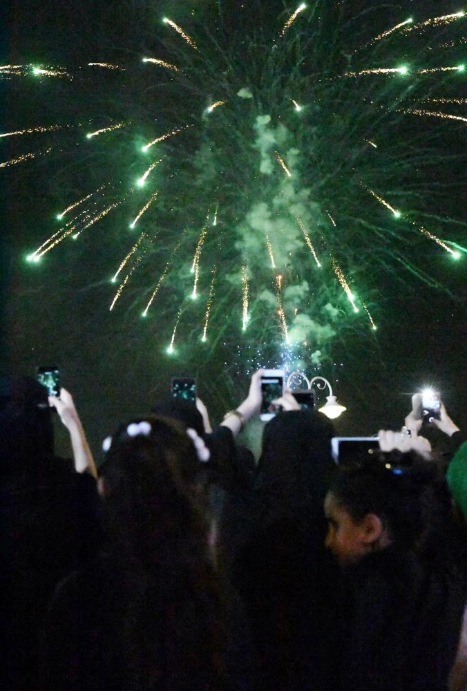 العاب نارية في جازان