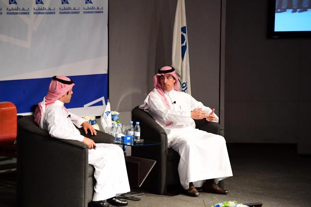 العواد خلال لقائه مع الاعلاميين والاعلاميات بغرفة الشرقية ( مكة )