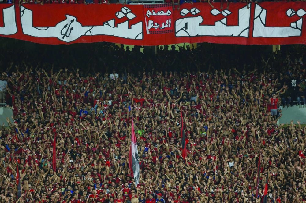 






جماهير الأهلي المصري في مباراة سابقة                                                                                                      (تويتر)