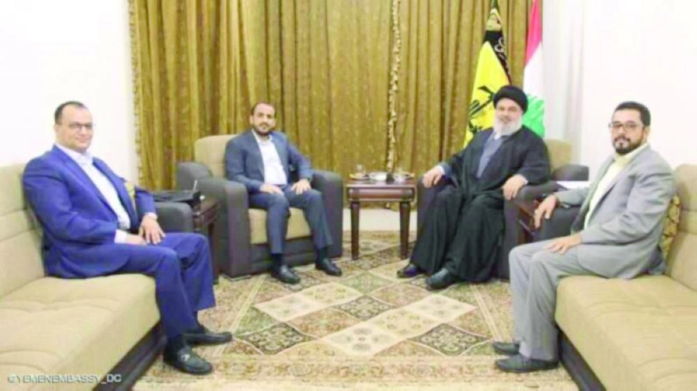 






الناطق الرسمي للحوثيين خلال لقاء سابق بنصر الله                                                                                               (مكة)