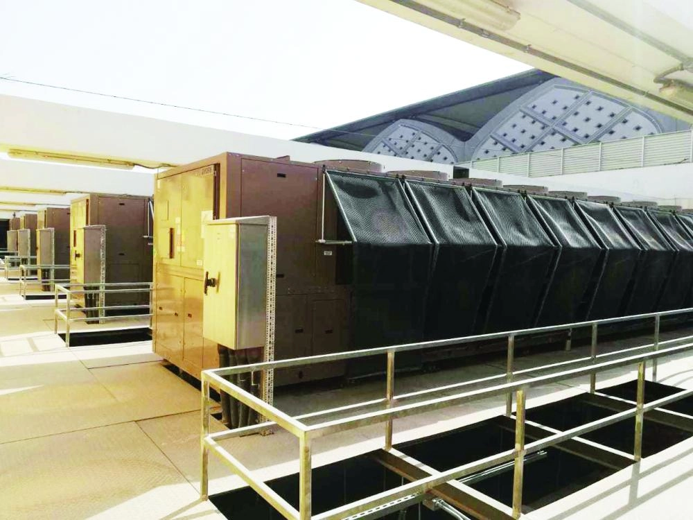 






وحدات التبريد في محطات الركاب بقطار الحرمين السريع                                               (مكة)