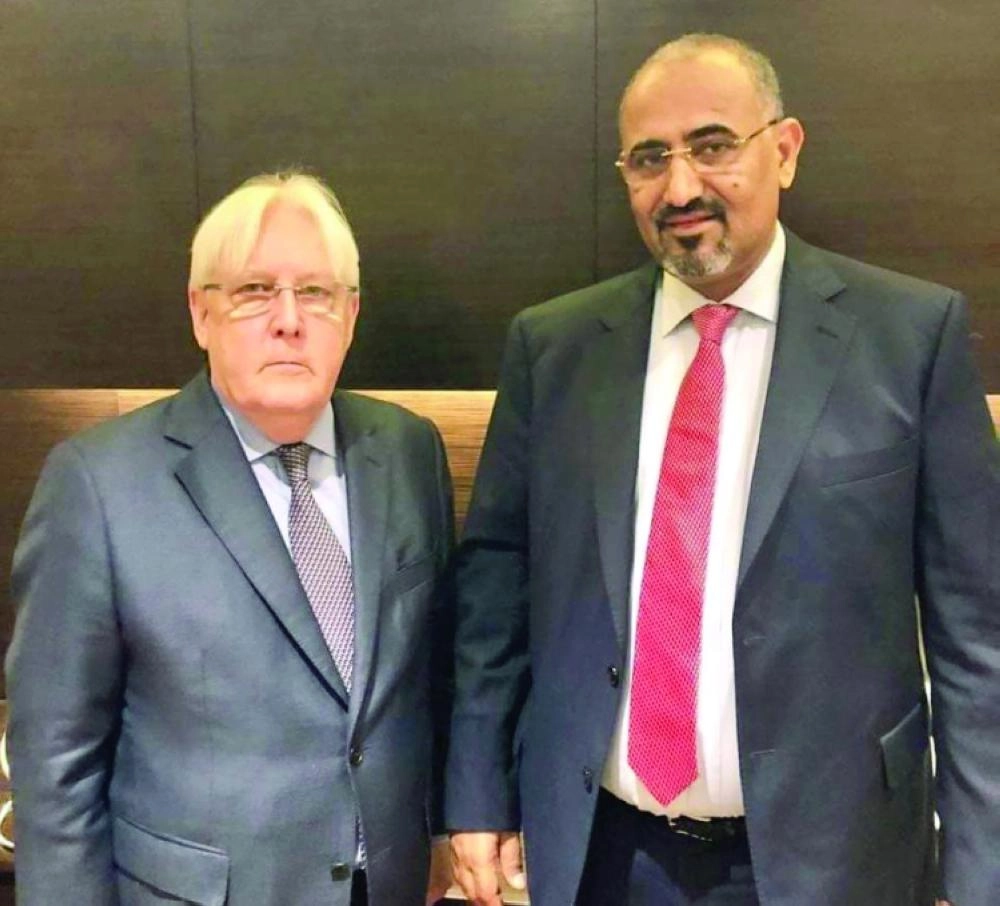 غريفيث وعيدروس الزبيدي (تويتر)