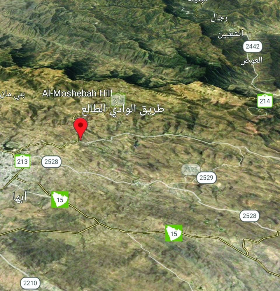 خارطة توضح الموقع