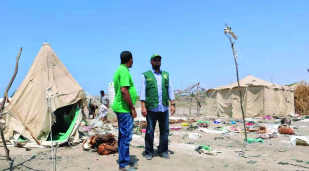 






فريق مركز الملك سلمان متفقدا مخيم بني جابر                                                       (واس) 