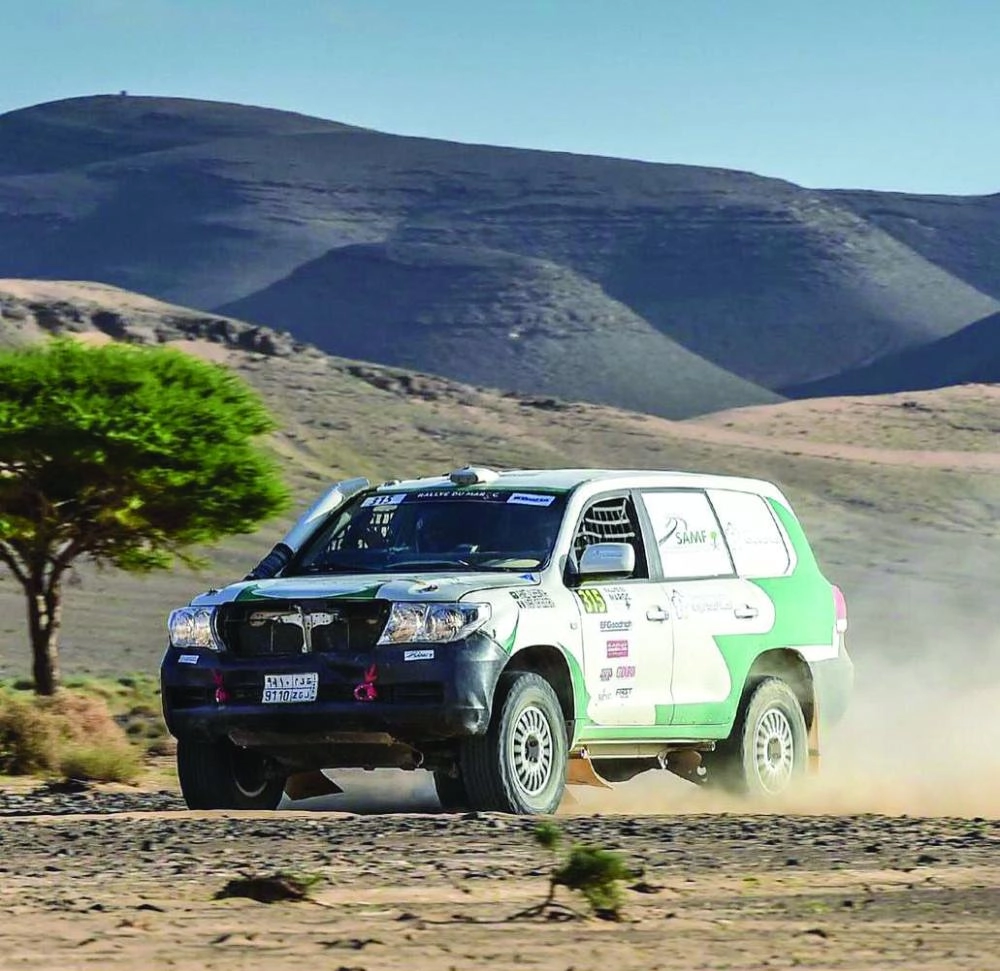 الشقاوي خلال المرحلة قبل النهائية من السباق