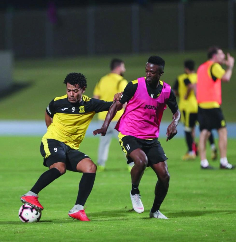 جانب من تدريبات الاتحاد الأخيرة (المركز الإعلامي)