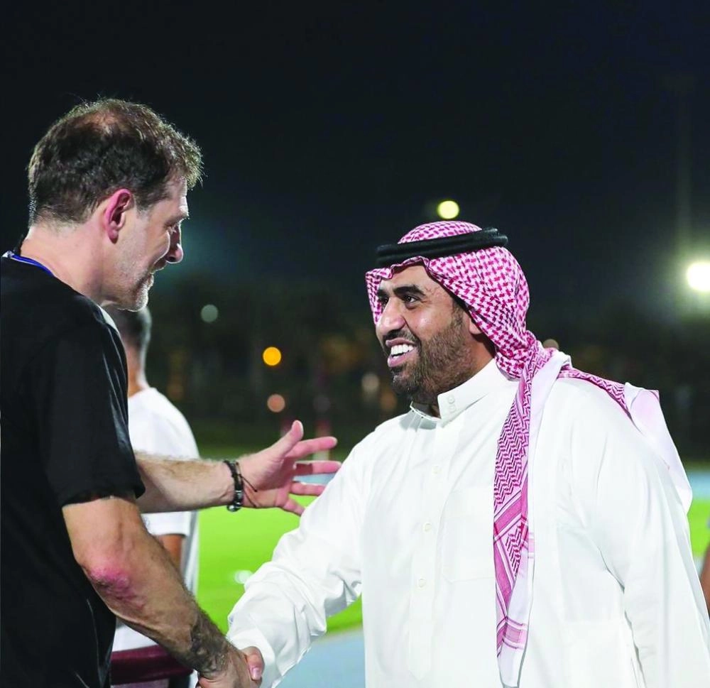 المقيرن يحفز مدرب الاتحاد (المركز الإعلامي)