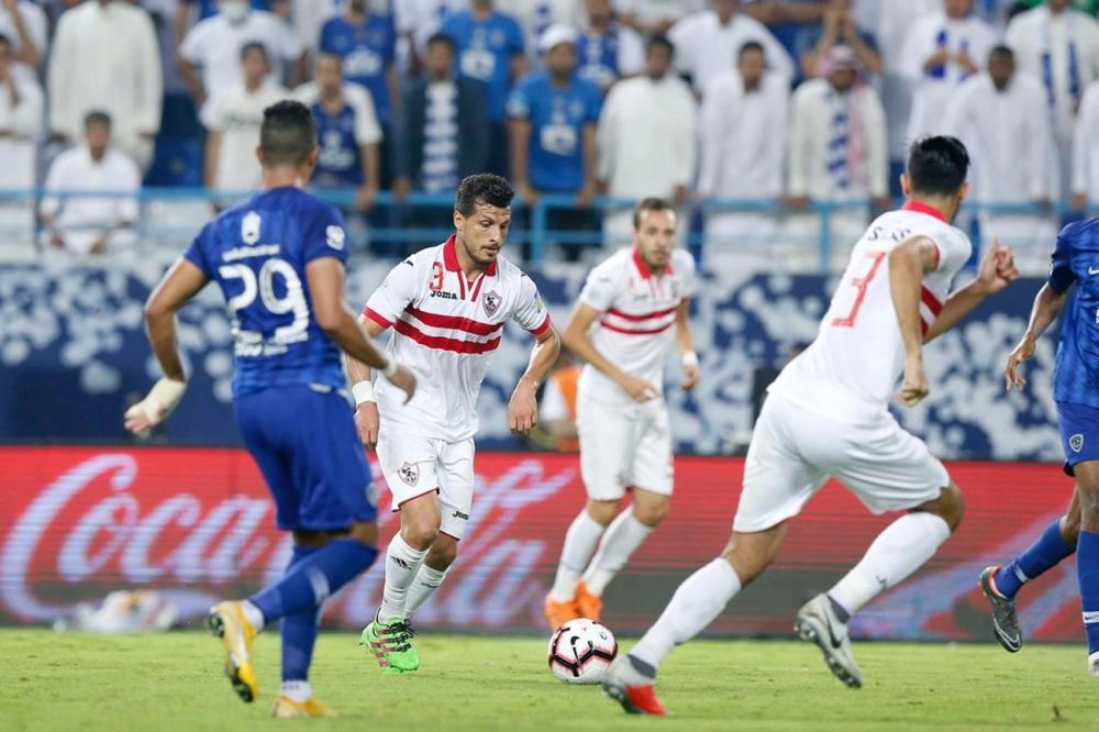 الهلال والزمالك في السوبر السعودي المصري بالرياض                                                                                 (الاتحاد السعودي)