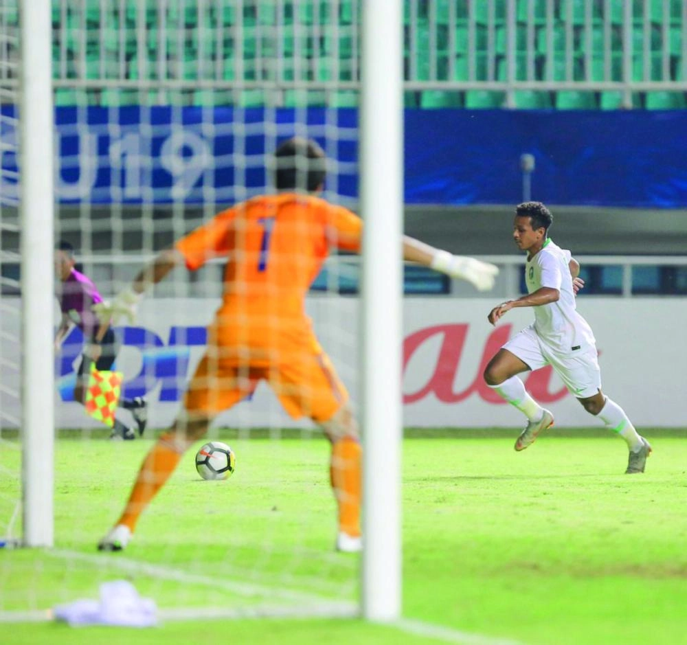 من مواجهة المنتخب السعودي واليابان أمس (مكة)