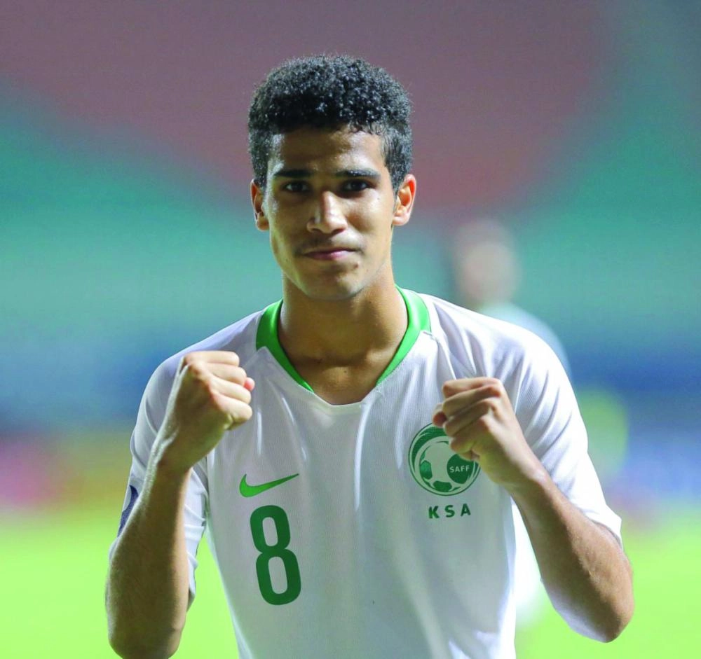 فرحة سعودية بالهدف الأول