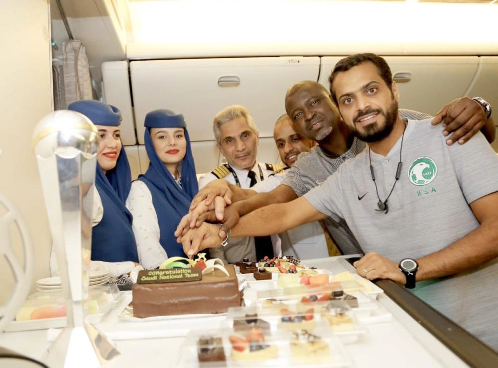 الخطوط السعودية تحتفل