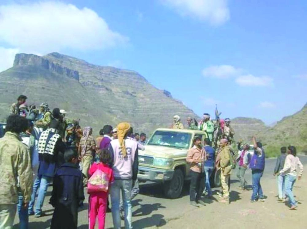 قوات الشرعية في دمت بالضالع جنوبا (مكة)