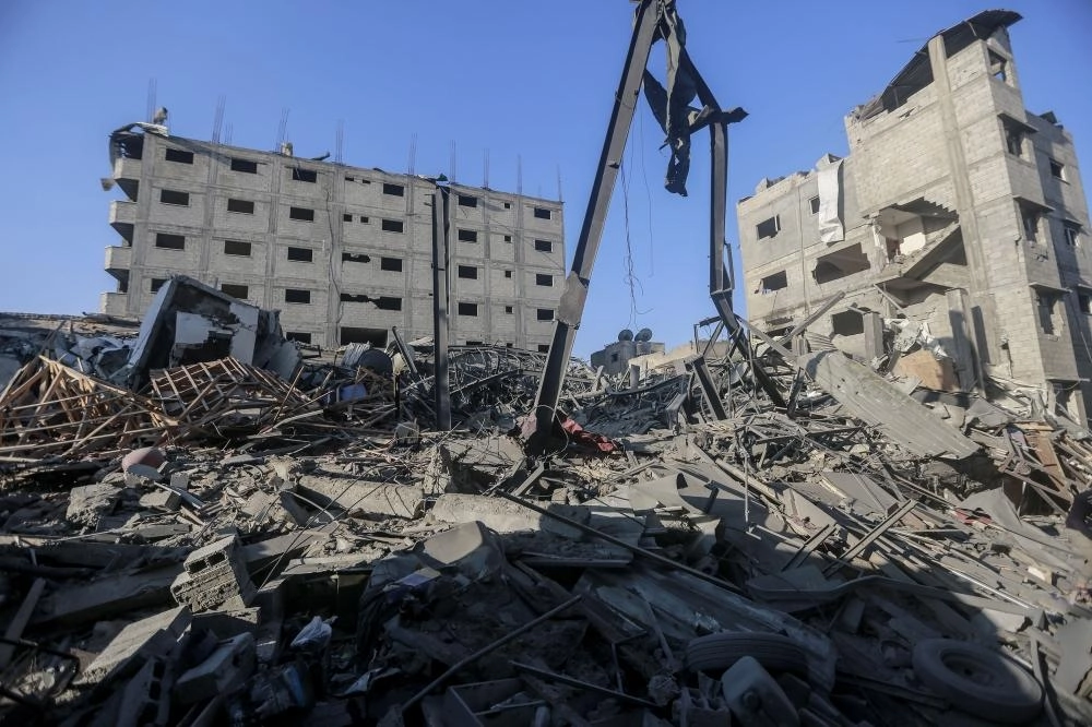 الغارات الإسرائيلية دمرت كل شيء (د ب أ)