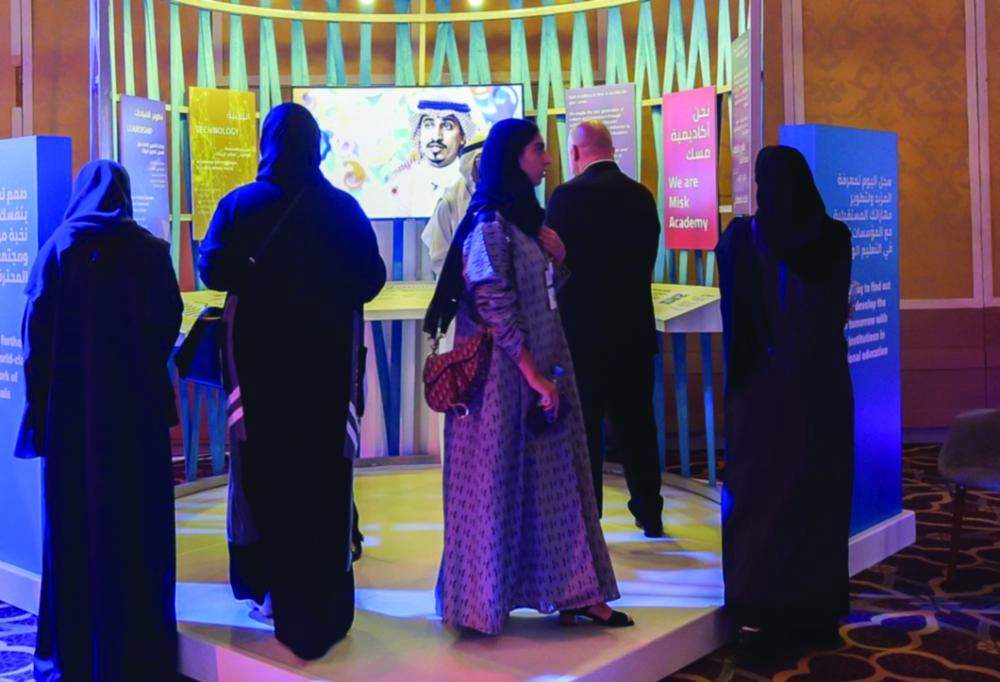 سيدات خلال مشاركتهن في منتدى مسك العالمي (مكة)