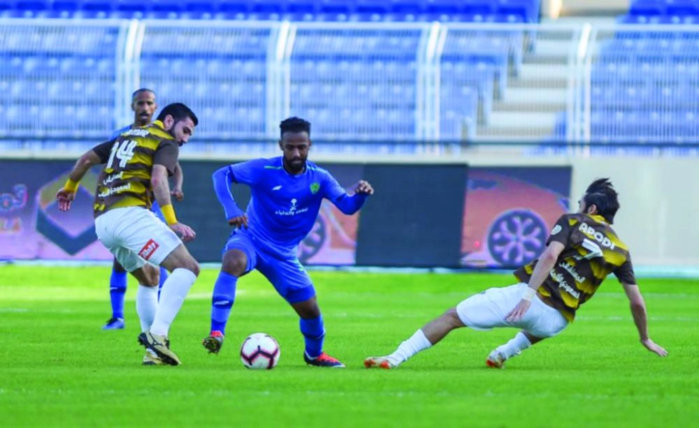 من لقاء الفتح وأحد بالاحساء (اعلامي الفتح)