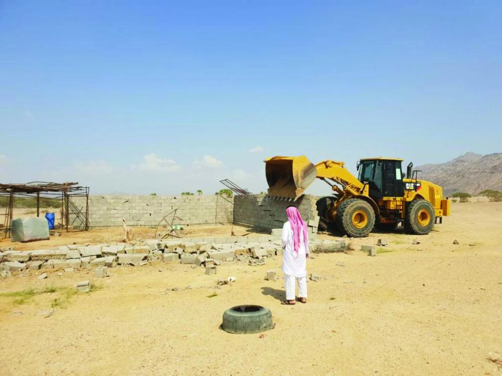 من أعمال إزالة التعديات  (مكة)