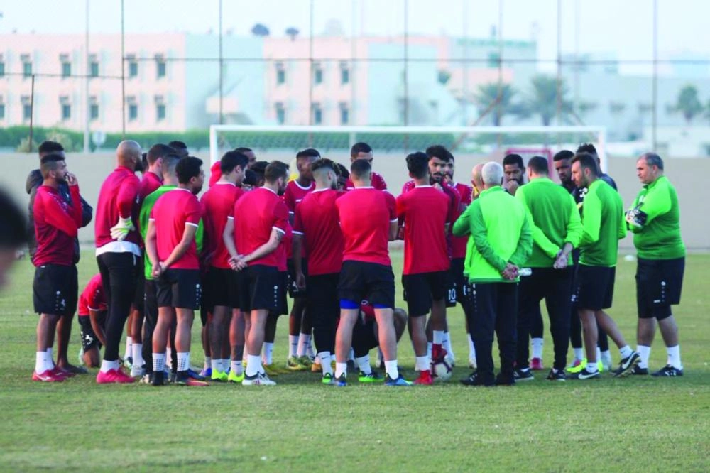 






جانب من التدريبات الأخيرة للاتفاق                 (إعلامي الاتفاق)