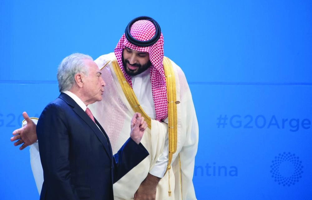 ولي العهد في حديث مع بوتين (د ب أ) 