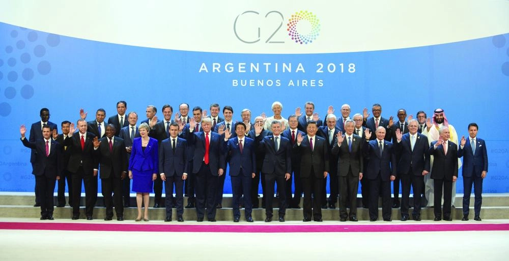 جماعية لقادة العشرين (د ب أ)