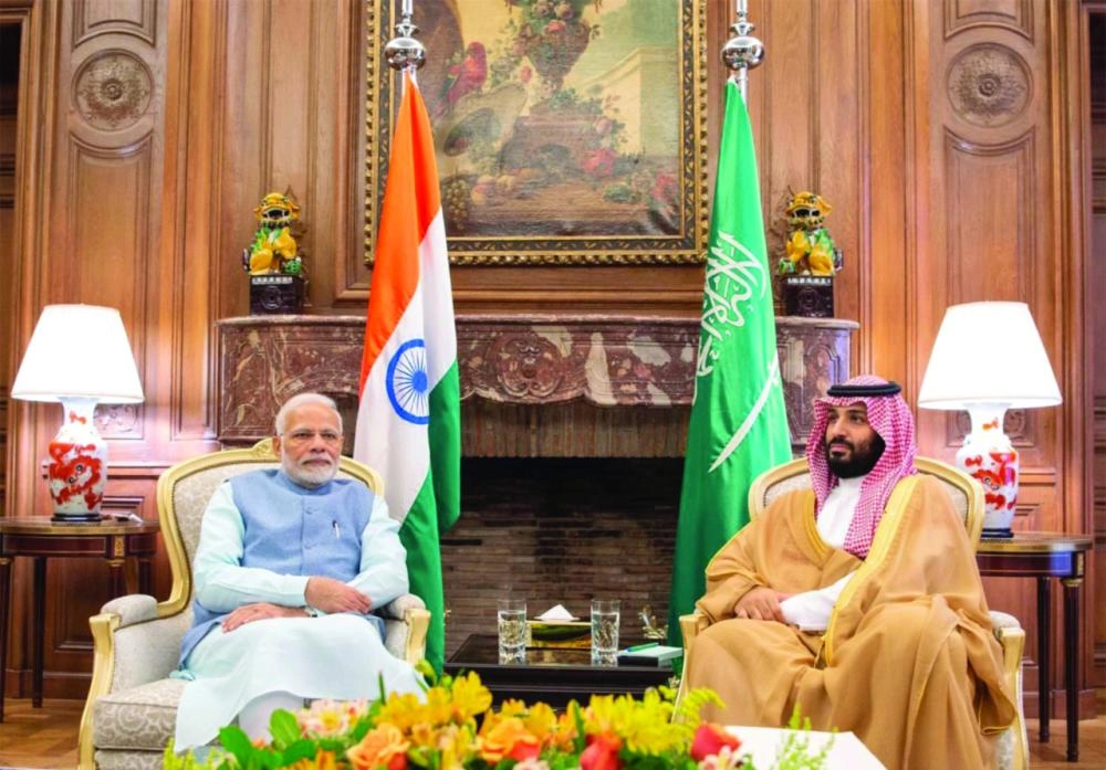 ولي العهد ورئيس وزراء الهند (واس)