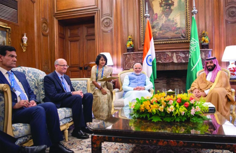 






خلال لقاء ولي العهد برئيس وزراء الهند                                                  (واس)